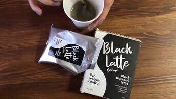 تجربة استخدام Black Latte Charcoal latte